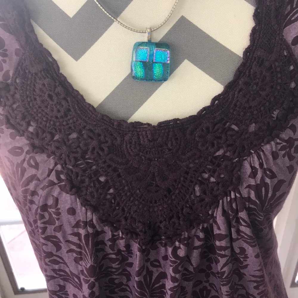 Purple Cotton Top